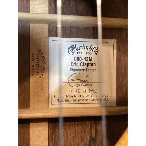 MARTIN (マーチン) 000-42M Eric Clapton 2007年製 42/250 Martin175周年記念 世界250本限定モデル