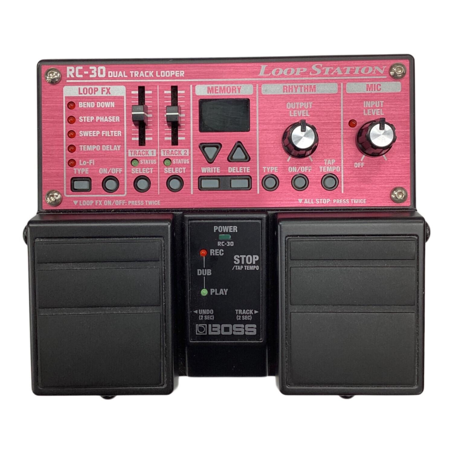 BOSS ルーパー RC-30 完動美品 BOSS (ボス) ルーパー RC-30 箱付 DUAL TRACK LOOPER｜トレファクONLINE