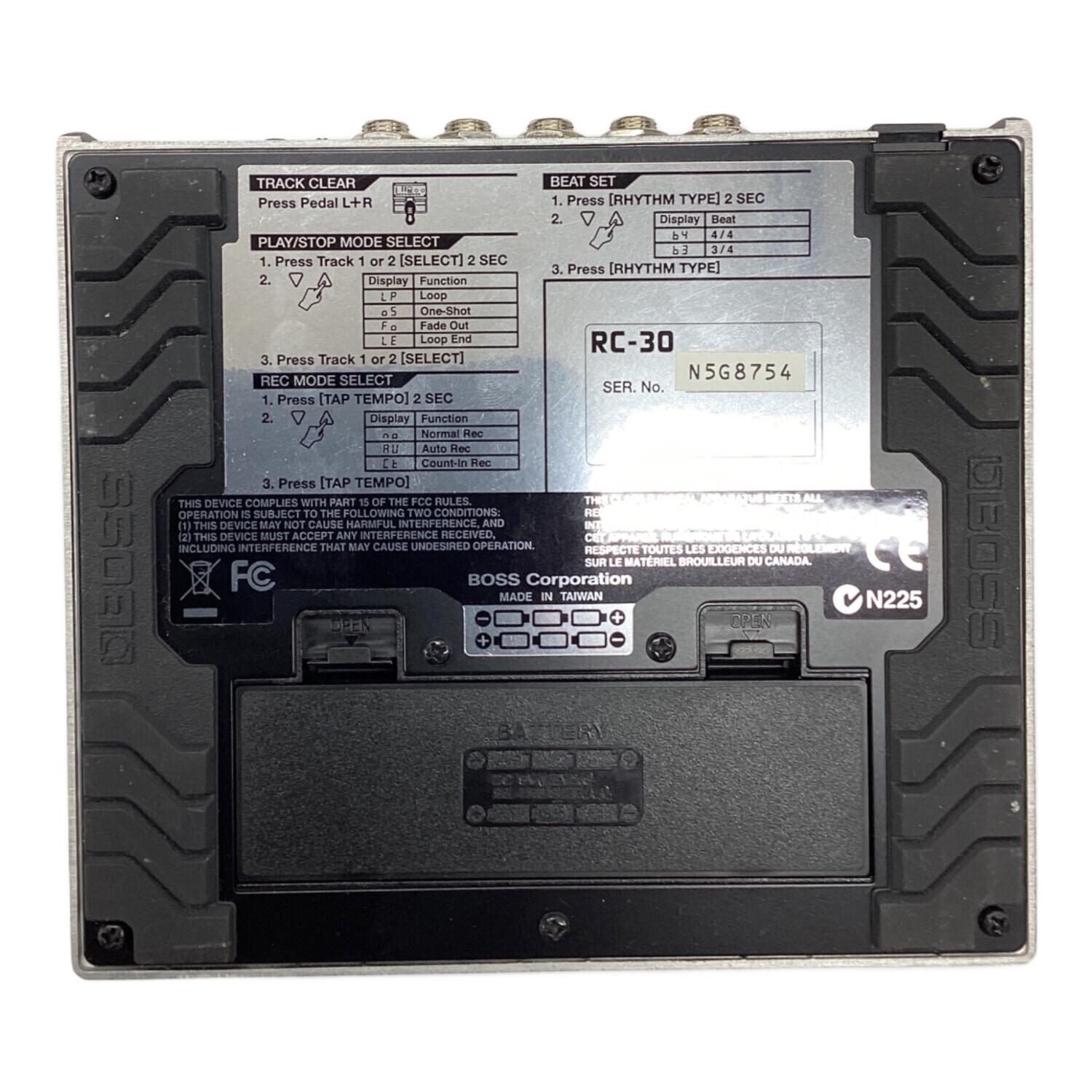 BOSS (ボス) ルーパー RC-30 箱付 DUAL TRACK LOOPER｜トレファクONLINE