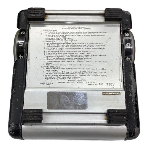 Maestro (マエストロ) ファズ MFZT 3305 FUZZTAIN