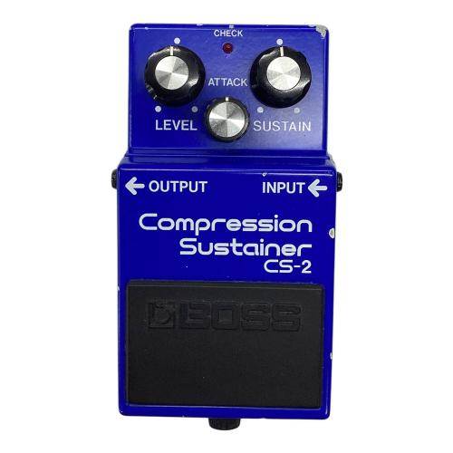 BOSS (ボス) コンプレッサー CS-2 1982年製 251900 ※ACA仕様 取説付 Compression Sustainer