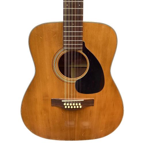 YAMAHAアコースティックギター1972年12弦ＦＧ-550 Yamaha Fg550 1972 12 String Acoustic - Natural - 12
