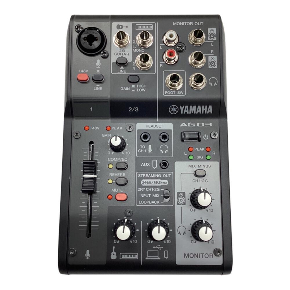 YAMAHA (ヤマハ) ライブストリーミングミキサー AG03 MK2 2022年製