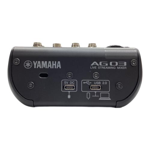 YAMAHA (ヤマハ) ライブストリーミングミキサー AG03 MK2 2022年製 マイクケーブル付属