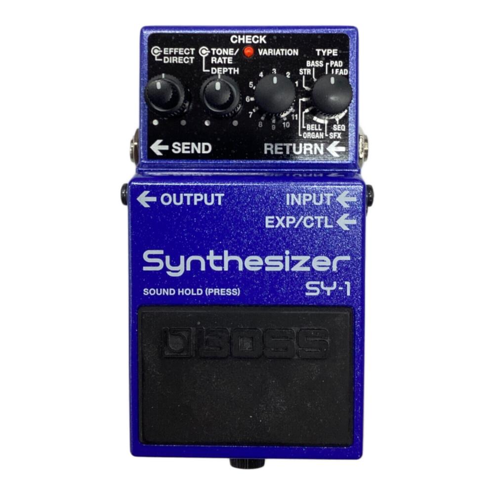 BOSS SY-1 Synthesizer｜シンセサイザー（ギターベース兼用） BOSS (ボス) Synthesizer SY-1 ギターシンセサイザー S/N:Z4ZK2944／箱