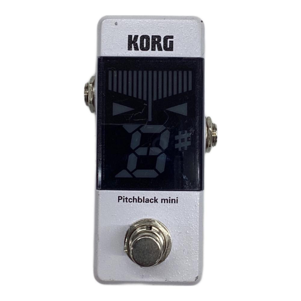 KORG (コルグ) ペダルチューナー Pitchblack mini｜トレファクONLINE