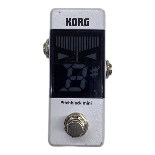 KORG (コルグ) ペダルチューナー Pitchblack mini