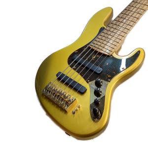 The LowEnd（ローエンド） LEJ 6 ジャズベースタイプ エレキベース  6弦 ゴールド