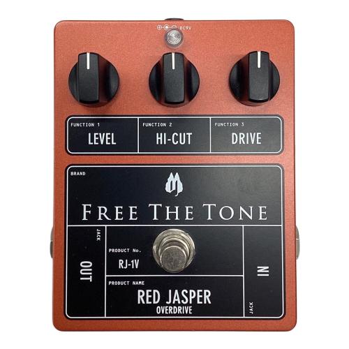 FREE THE TONE (フリーザトーン) オーバードライブ RJ-1V S/N:608A731／箱付属 RED JASPER