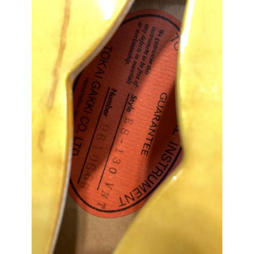 Tokai (トーカイ) セミアコ ES-120 VNT 2006年製 PU換装：Lollar LowWind Imperial