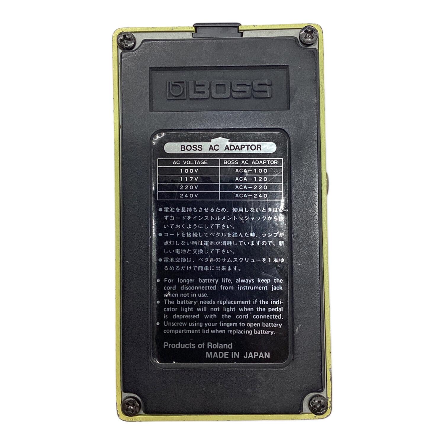 BOSS (ボス) オーバードライブ SD-1 ※シリアル判別不可 JRC4558DX
