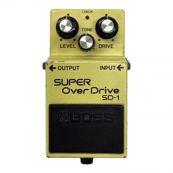 BOSS (ボス) オーバードライブ SD-1 ※シリアル判別不可 JRC4558DX／本体のみ SUPER OverDrive