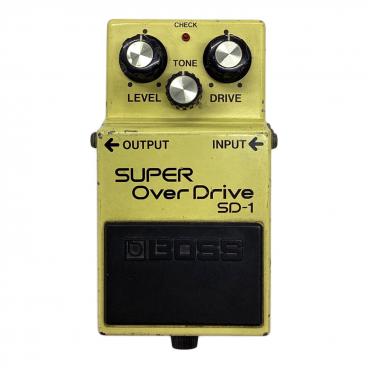 BOSS SD-1 85年製 オーバードライブ BOSS (ボス) オーバードライブ SD-1 OP:JRC4558D(艶あり) 1985年製 S/N