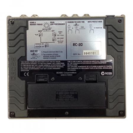 BOSS (ボス) ルーパー RC-20 S/N:BQ40101 LOOP STATION｜トレファクONLINE