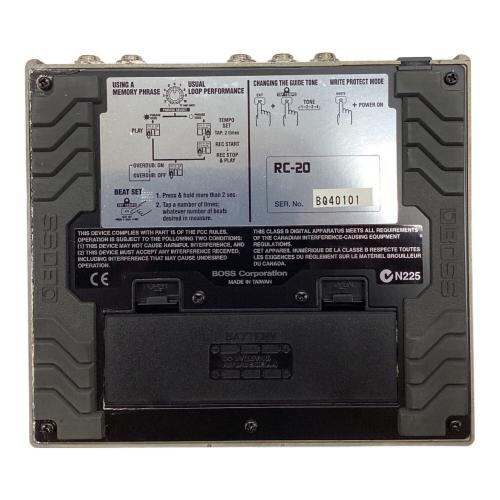 BOSS (ボス) ルーパー RC-20 S/N:BQ40101 LOOP STATION