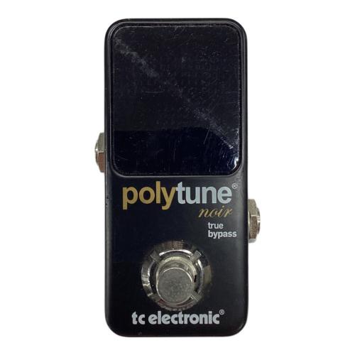 t.c.electronic (ティーシーエレクトロニック) ペダルチューナー noir 本体のみ／S/N:E60002211 polytune