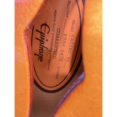 EPIPHONE (エピフォン) セミアコ CASINO VC 1998年製 韓国（Peerless工場）製