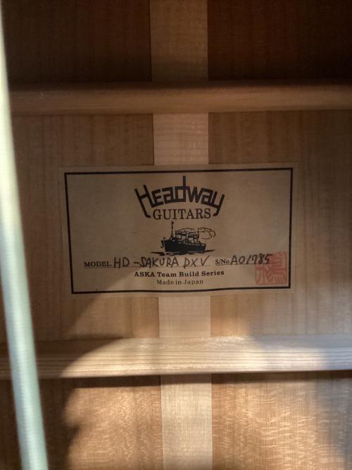 Headway (ヘッドウェイ) アコースティックギター HD-SAKURA DXV 日本製