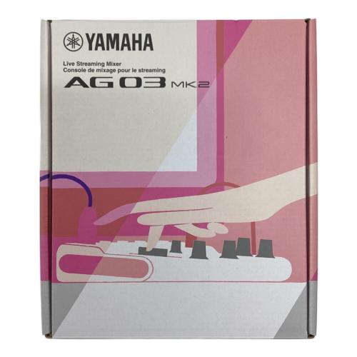 YAMAHA (ヤマハ) オーディオインターフェース／ミキサー AG03 MK2 マレーシア製 未使用品
