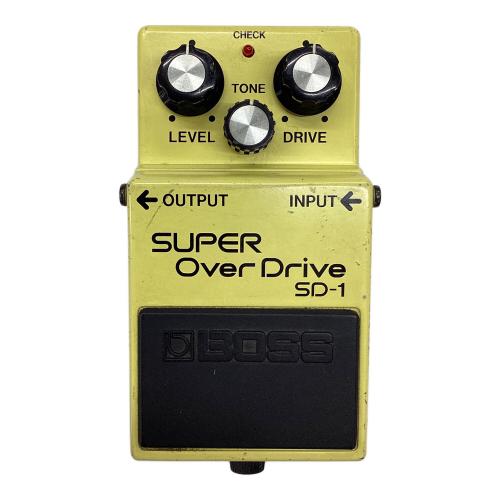 BOSS (ボス) オーバードライブ SD-1 OP:JRC4558D(艶あり) 1985年製 S/N:597800 箱付 ※ACA仕様 SUPER OverDrive