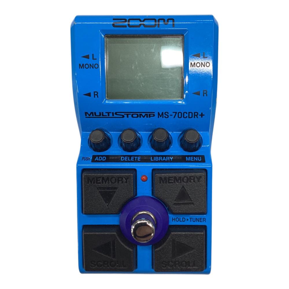 ZOOM (ズーム) マルチエフェクター MS-70CDR+ マレーシア製