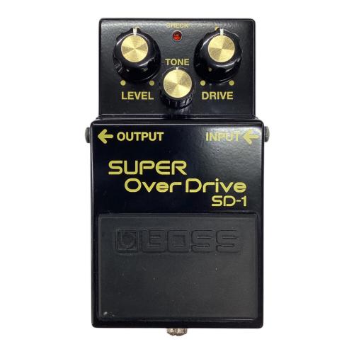 BOSS (ボス) オーバードライブ SD-1-4A 箱・取説付 S/N:Z5M7644 SUPER Overdrive 40周年モデル