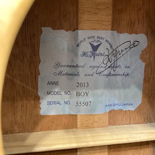 K.Yairi (ヤイリギター) アイリッシュブズーキ BOY 2013年製 日本製