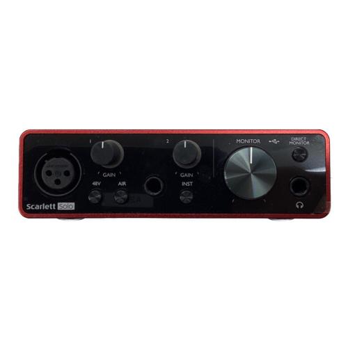 Focusrite (フォーカスライト) オーディオインターフェース Scarlett Solo 中国製