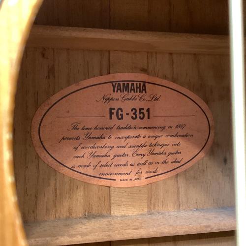 YAMAHA (ヤマハ) アコースティックギター FG-351 1975年製 オレンジラベル