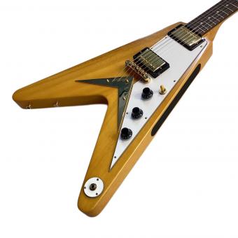 Epiphone Inspired by Gibson Custom (エピフォンインスパイアドバイギブソン) エレキギター 1958 KORINA FLYING V AGED NATURAL 2024年製 中国製