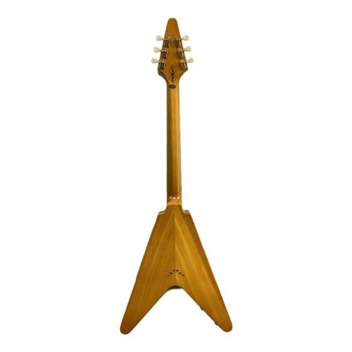 Epiphone Inspired by Gibson Custom (エピフォンインスパイアドバイギブソン) エレキギター 1958 KORINA FLYING V AGED NATURAL 2024年製 中国製