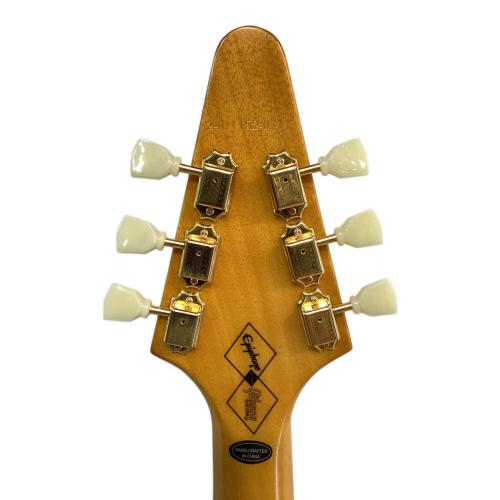 Epiphone Inspired by Gibson Custom (エピフォンインスパイアドバイギブソン) エレキギター 1958 KORINA FLYING V AGED NATURAL 2024年製 中国製