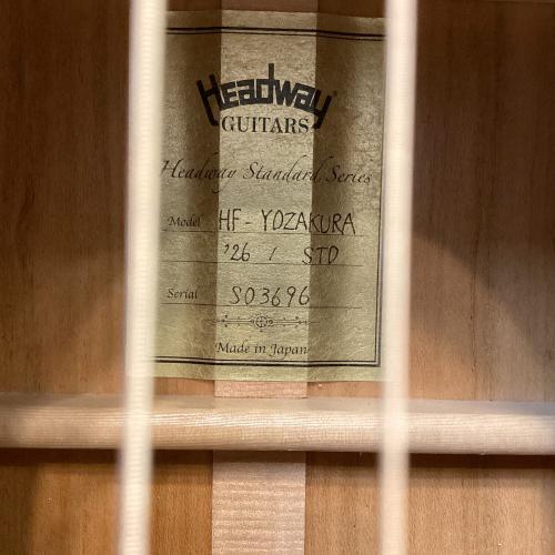 Headway (ヘッドウェイ) アコースティックギター HF-YOZAKURA'26/STD 2026年製 日本製
