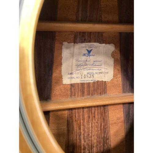 K.Yairi (ヤイリギター) アコースティックギター YW500P 1977年製 日本製