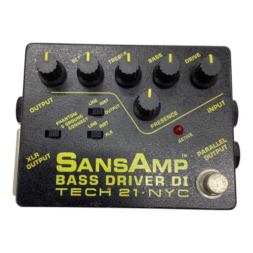 TECH21 (テック21) アンプシミュレーター Bass Driver DI V1 S/N:625299 ケース付 SansAmp