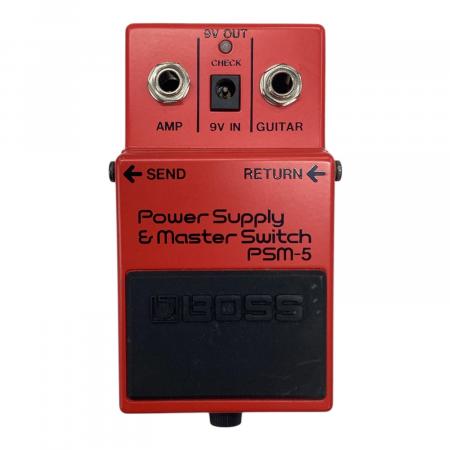 BOSS エフェクター 3点セット OS-2 CS-3 PSM-5 BOSS (ボス) パワーサプライ PowerSupply & MasterSwitch PSM-5 S/N