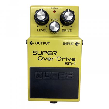 BOSS SUPER OverDrive SD-1W ほぼ新品 BOSS (ボス) オーバードライブ SUPER OverDrive SD-1 マレーシア製 S/N