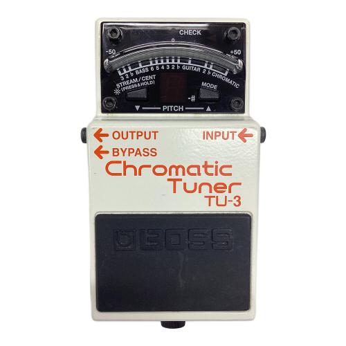 BOSS (ボス) チューナー TU-3 2012年製 S/N:X1C3084 Chromatic Tuner