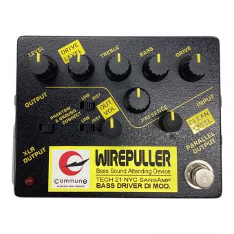 TECH21 (テック21) プリアンプ BASS DRIVER DI S/N:729688 ケース・取説付 WIREPULLER MOD.
