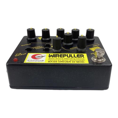 TECH21 (テック21) プリアンプ BASS DRIVER DI S/N:729688 ケース・取説付 WIREPULLER MOD.