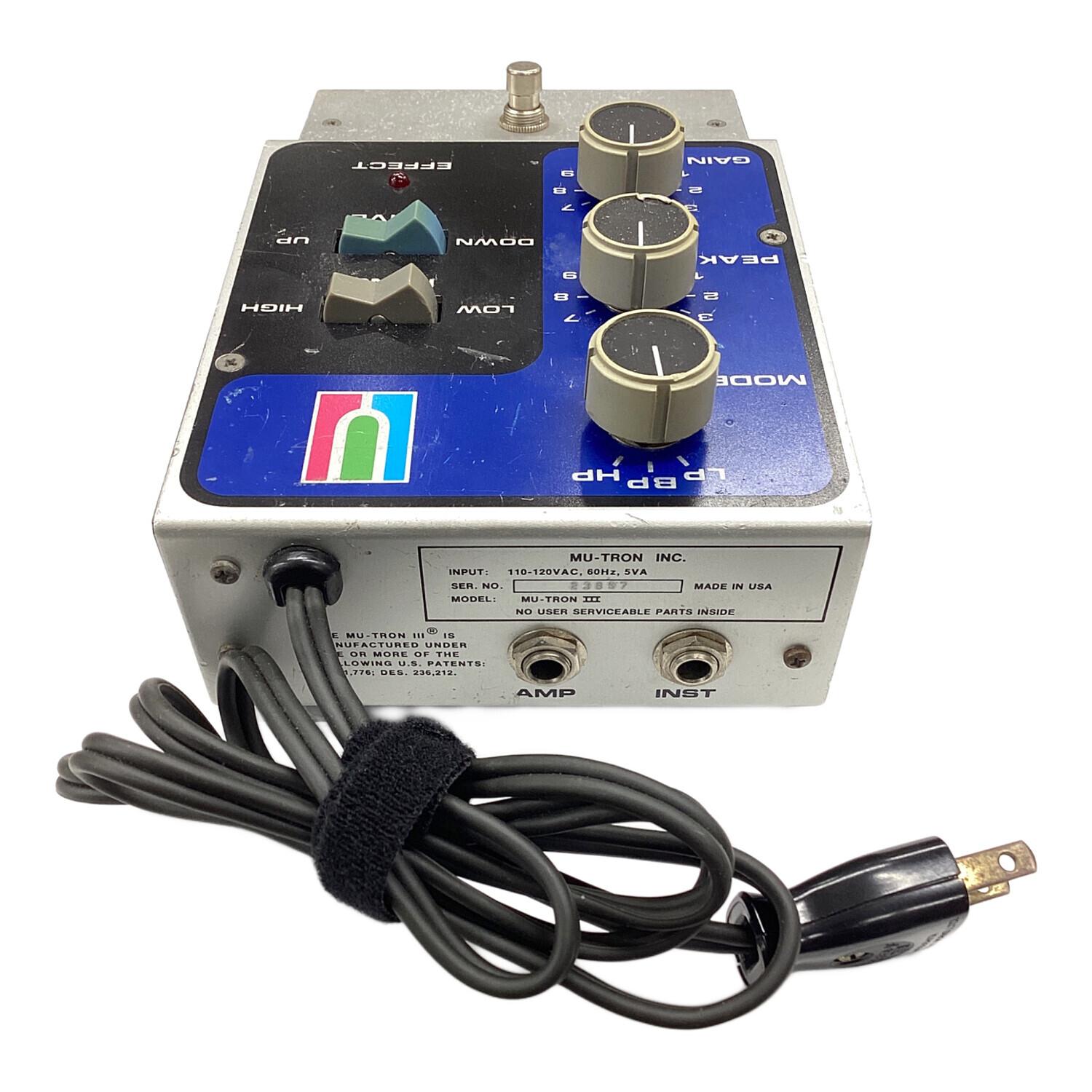 【期間限定】Mu-Tron Micro-Tron III ミュートロン　ワウ MU-TRON（ミュートロン） オートワウ MU-TRON III 1970年代