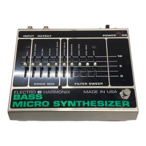 Electro Harmonix (エレクトロ・ハーモニックス) ベースシンセサイザー BASS MICRO SYNTHESIZER 箱・取説・アダプター付