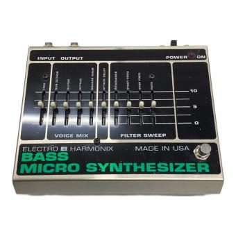 Electro Harmonix (エレクトロ・ハーモニックス) ベースシンセサイザー BASS MICRO SYNTHESIZER 箱・取説・アダプター付