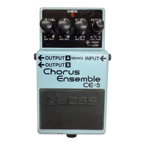 BOSS (ボス) コーラス CE-5 箱・取説付 ピンクラベル アナログ回路 1995年製 S/N:EH94509 Chorus Ensemble