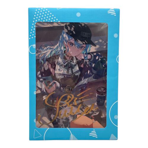 COVER 星街すいせい うごんば描き下ろし箔押し複製サイン入りポストカード 「バーチャルYouTuber ホロライブ 星街すいせい 誕生日＆活動4周年記念フルセット」 同梱品 未開封品