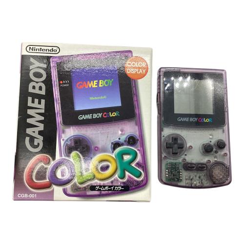 Nintendo (ニンテンドー) GAMEBOY COLOR CGB-001 クリアパーパプル