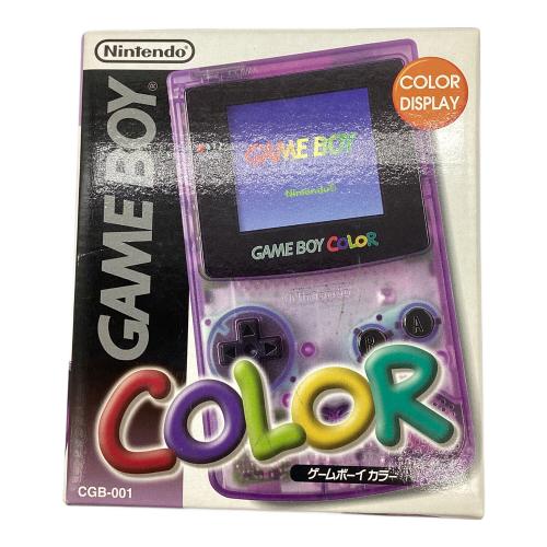 Nintendo (ニンテンドー) GAMEBOY COLOR CGB-001 クリアパーパプル