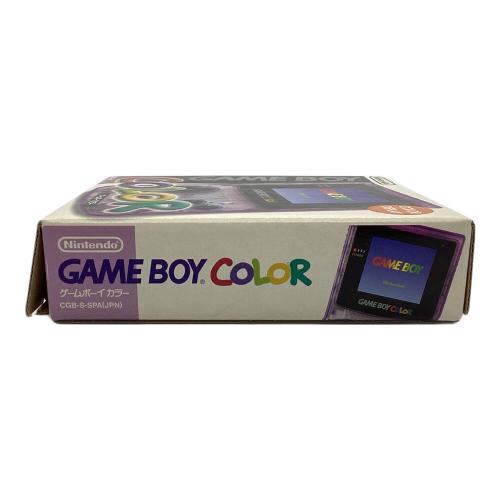 Nintendo (ニンテンドー) GAMEBOY COLOR CGB-001 クリアパーパプル