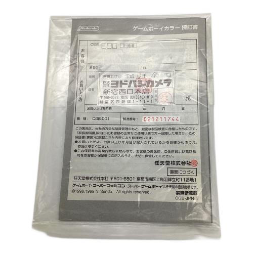 Nintendo (ニンテンドー) GAMEBOY COLOR CGB-001 クリアパーパプル