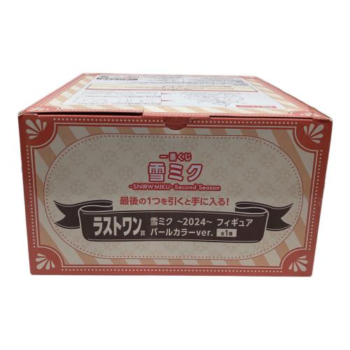 BANDAI SPIRITS　雪ミク ～2024～ パールカラーver. 「一番くじ 雪ミク ～SNOW MIKU～ Second Season」 ラストワン賞 フィギュア